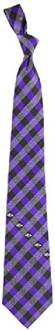 BALTIMORE RAVENS NFL CHECK POLY NECKTIE