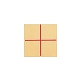 カクマル 境界用標示板(真鍮製)貼付タイプ B35C 35×35×2