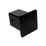 2 Tow Trailer Hitch Cover Plug Insert Truck Pickup RV - Black by Graphics and More