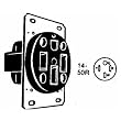 Leviton R50-279 Range Outlet