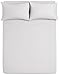 Amazon Basics Solid Lightweight Flannel Sheet Set - Full, White