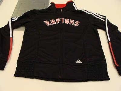 NBA Toronto Raptors Women Court Track Jacket Adidas S - Men's NBA Jackets