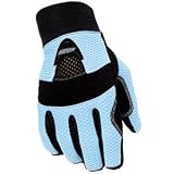 Tour Master Women's Airflow Gloves - Large/Light Blue