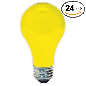 GE Lamps 97762 100-Watt A19 Bug Lite, 24-Pack by General Electric