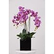 Artificial Triple-stem Phalaenopsis Orchid Arrangement Lavender