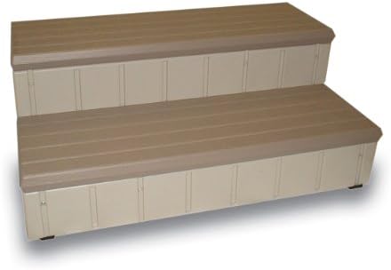 Leisure Accents Deluxe Spa Step, 36 Inches Long, Taupe/Beige