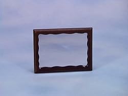 Dollhouse Miniature Mahogany Wall Mirror