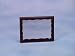 Dollhouse Miniature Mahogany Wall Mirror