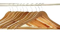 BRAND NEW 20 X QUALITY WOODEN HANGERS/ COAT HANGERS