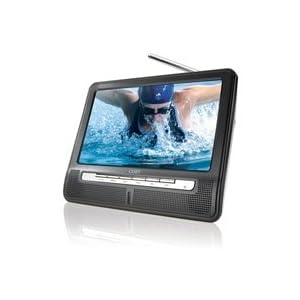 Coby TFTV891 8-Inch Portable Widescreen LCD TV with ATSC NTSC Tuner and Integrated... 