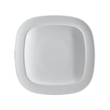 Denby White Squares Dinner Plate, 29 cm, set of 6