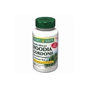 Nature's Bounty South African Hoodia Gordonii Diet 1400 Complex with Green Tea 60 ea