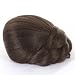 Bild: br�nett clip in geflochtenen Haaren bun | Clip auf glamour�se Haarteil
