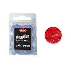 Pardo Schmuck-Masse, 34g, Feueropal mit Silber-Glitter