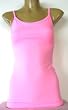 Nylon/Spandex Camisole Cami with Built in Shelf Bra and Adjustable straps in 9 colors (Click for colors)