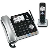Quality Product By Advanced American Telephone - Phone Corded/Cordless 6.0 2-Line Caller ID W/BT BK/SR