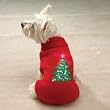 Twinkling Christmas Tree Star Dog Holiday Sweaters Medium (M).