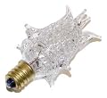 7 watt 120 volt STAR Candelabra Screw (E12) Base Clear Decor Incandescent Ligth Bulb