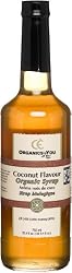 CE Organic Fair Trade, Organic Coconut Flavoring Syrup, 25.4-Ounce Glass Bottles (Pack of 3)