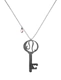 Nashelle Designs Lucky Key Necklace, Color Silver