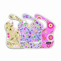 Bumkins SuperBib 3 Pack - Girl Assorted 3 ea