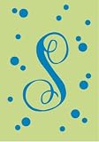Outdoor Living : Monogram Polka Dot Regular Size Flag - S