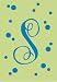 Monogram Polka Dot Garden Size Flag - S