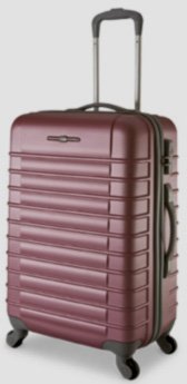 Trolley-Koffer, 67 cm, Leicht-nur 3,5kg, 4 Rollen, TSA, Ital. Design, in 5 Farben