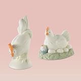 Dept 56 Snowbunnies for Easter Collectible Animal Rooster & Hen, 2 Assorted Animals 31x19o5su3L. SL160 Dept 56 Snowbunnies for Easter Collectible Animal Rooster & Hen, 2 Assorted Animals
