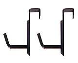 B.S額受鴨居掛け 30mm 黒 2個入 F-0066 fukui