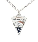 Denver Broncos Chain Necklace & Pewter Pendant