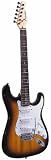 J. Reynolds JR6AS Double Cutaway Electric Guitar, Antique Sunburst
