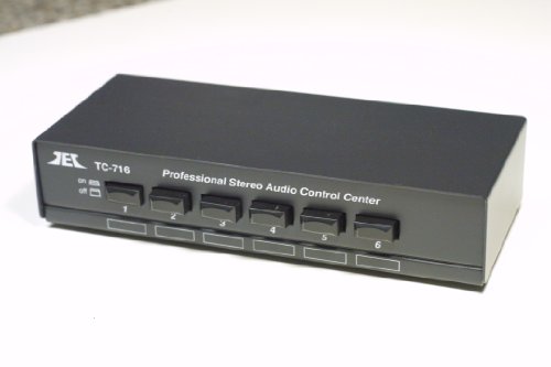 TCC TC-716 6-Way Stereo Source Selector; BLACK VERSION