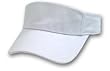 Plain Single Sports Visor- White