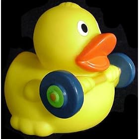 Weightlifter Rubber Duck