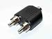 3.5mm female to 2 male rca phono av video y splitter outlets/inlets (one adapter only)- Robin accessories
