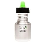 **NEW** Klean Kanteen 12 oz bottle with 2 NEW Avent sippy Adapters and lid