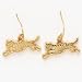 Cincinnati Bengals Gold Tone Dangle Earrings