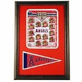 2008 Los Angeles Angels of Anaheim Photograph with Team Pennant in a 12" x 18" Deluxe Frame