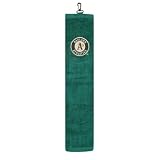 Oakland Athletics 16x24 Embroidered Tri-Fold Golf Towel MLB Baseball by Team Effort