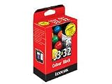 Lexmark #32/#32//#33 Tri-Pack Black High-Resolution Cartridges Contains Redundant Nozzles