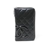 【現品限り】CHANEL(シャネル) カンボンライン ラウンドファスナー長財布 黒/黒 A26710 【中古B】 【現品限り】CHANEL(シャネル) カンボンライン ラウンドファスナー長財布 黒/黒 A26710 【中古B】