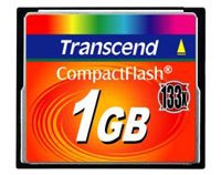 Transcend TS1GCF133 1GB 133x Compact Flash Card
