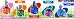 Doraemon 5 Train Gashapon Anime Figures Set
