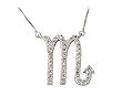 .41ctw Diamond Scorpio Zodiac Pendant 14K White Gold (Oct 23 - Nov 21)