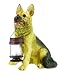 German Shepherd Dog With Lantern Solar Light