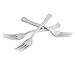 Disposable Silver Forks - 24 Count Silver Plastic Forks