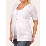 Motherhood Maternity: Short Sleeve 1 Button Closure Maternity Cardigan