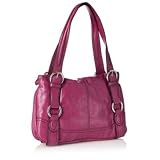 Red Herring-Pink buckle detail shoulder bag