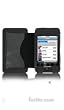 Leather Case for Apple iPod Touch Black With Fixed Clip
